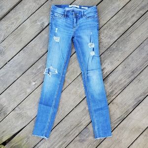SOLD - Hollister Distressed Skinny Jeans